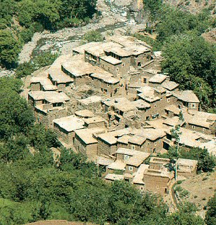 A Berber village in the High Atlas.