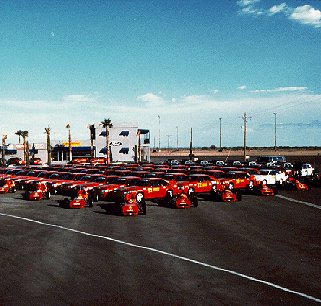 The school's fleet of high performance cars.