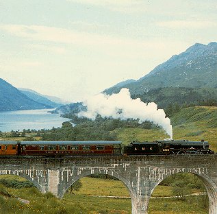 Enjoy the scenery aboard the Royal Scotsman.