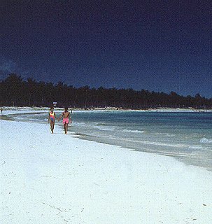 Dominican Republic is a popular windsurfing spot.