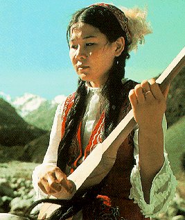 A young Kyrgizi musician.